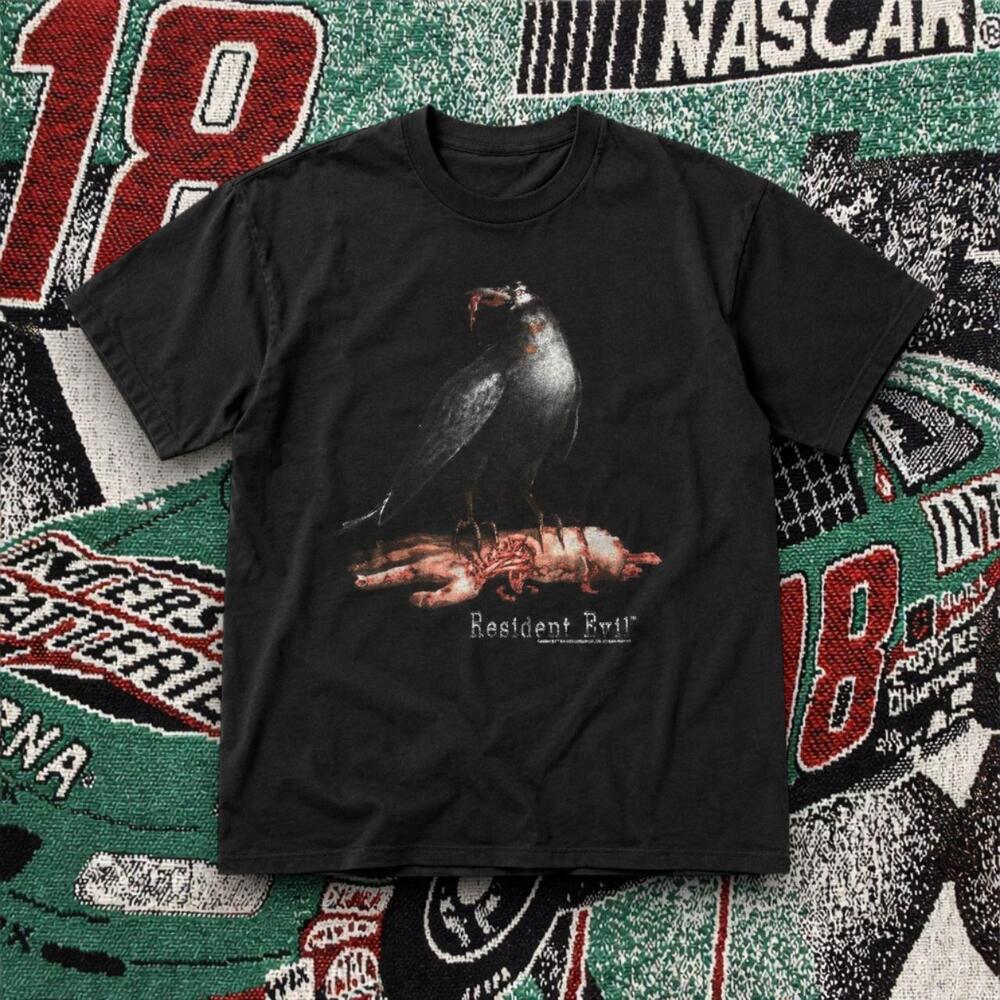Resident Evil Raven Graphic Tee Black Unisex